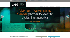 Desktop Screenshot of centerfordigitalhealthinnovation.org